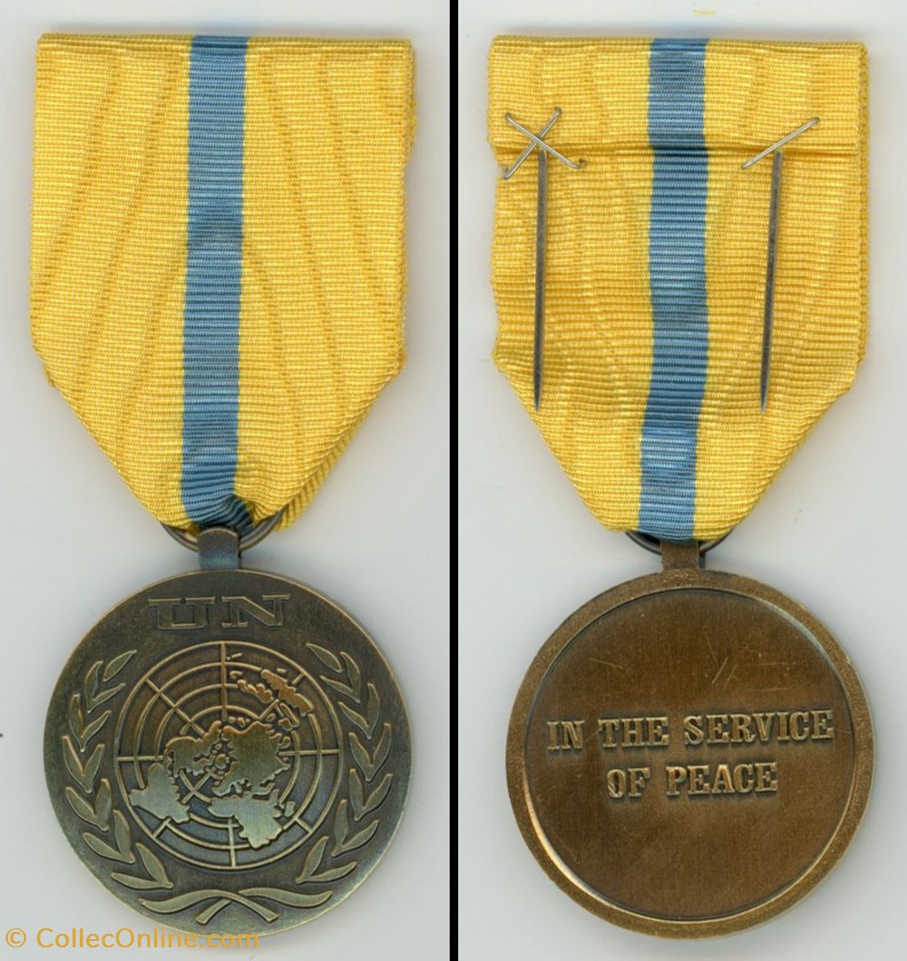 Médaille commémorative de l'UNIKOM - Iraq-Koweit medailles onu medaille commemorative de unikom iraq koweit