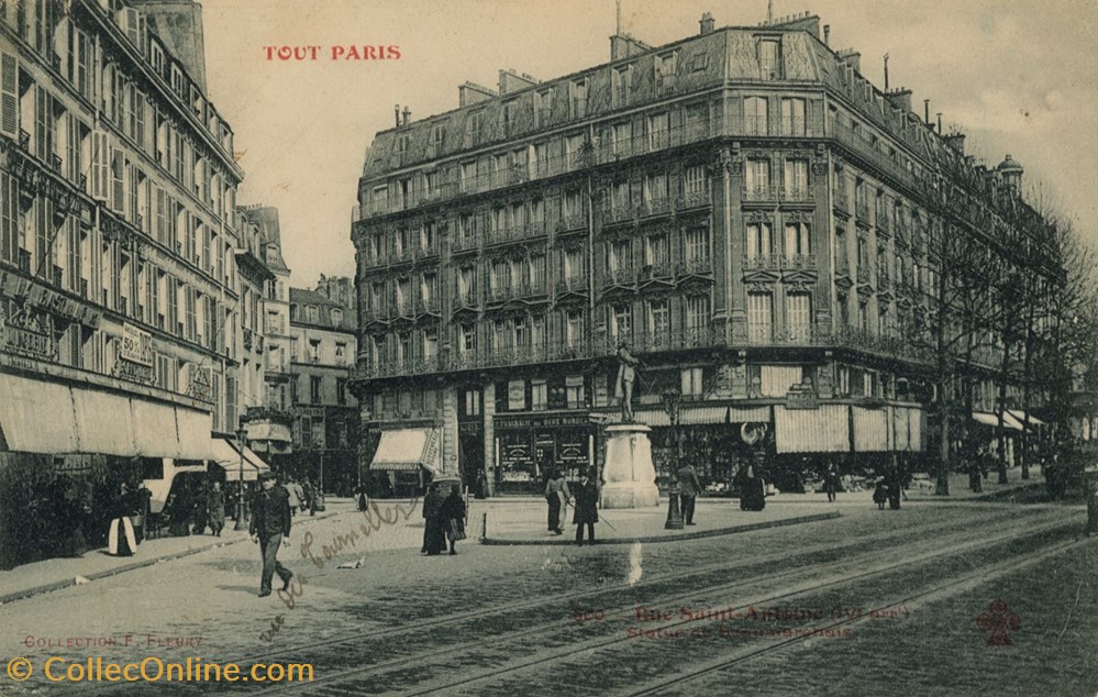 cartes postales europe france collection tout paris 500