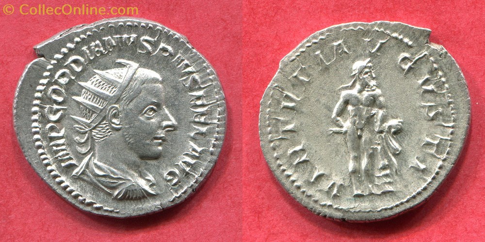 GORDIEN III - VIRTVTI AVGVSTI. - RIC 95 monnaie antique jc ap romaine republicaine imperiale gordien iii virtvti avgvsti ric 95