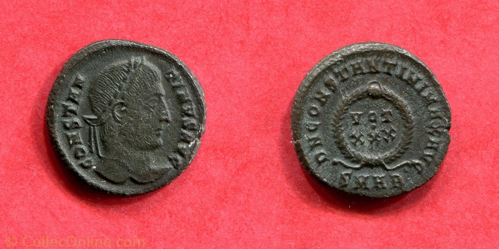 CONSTANTIN 1° - D N CONSTANTINI MAX AVG - RIC 82 monnaie antique jc ap romaine constantin 1 d n constantini max avg ric 82
