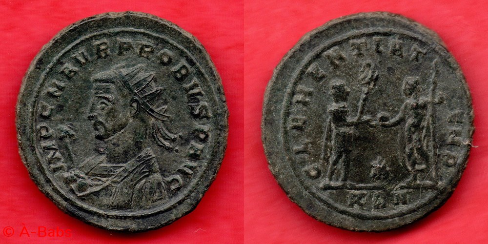 PROBUS - CLEMENTIA TEMP - RIC 839 monnaies antiques romaines imperiales et republicaines probus clementia temp ric 839