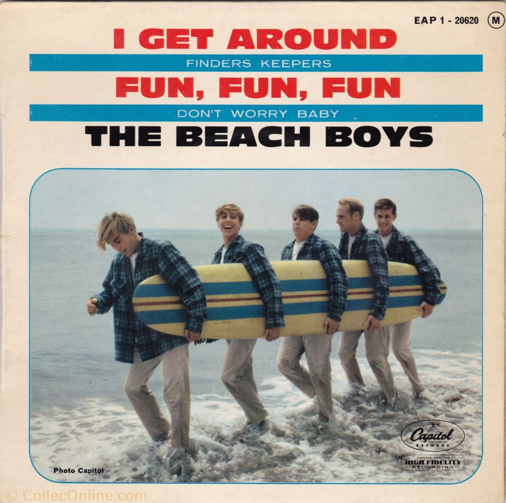 The Beach Boys - I get around musique instrument vinyle disque tour the beach boys i get around