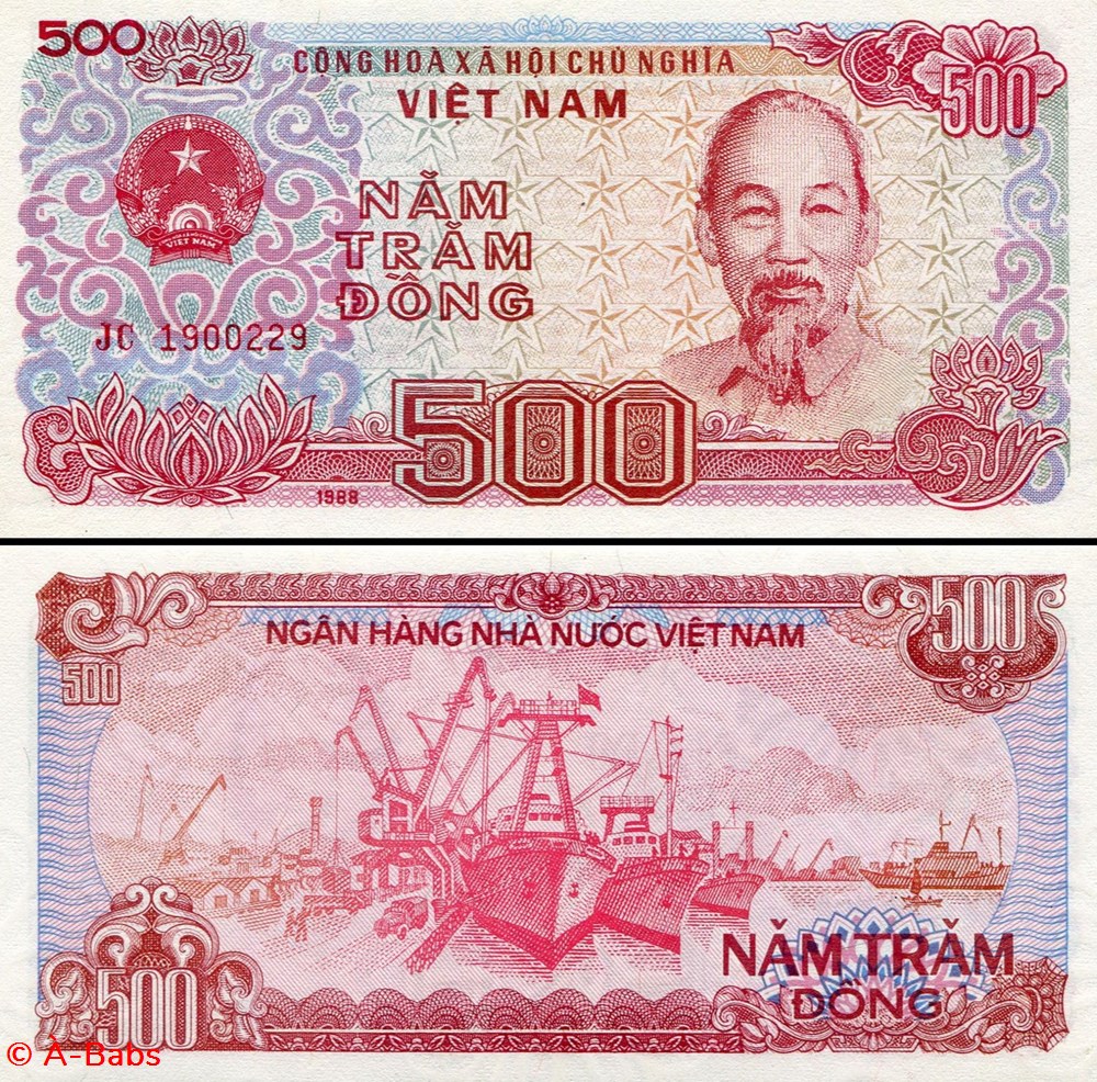 VIETNAM - PICK 101 a - 500 ÐONG - 1988 billets asie vietnam pick 101 a 500 ong 1988