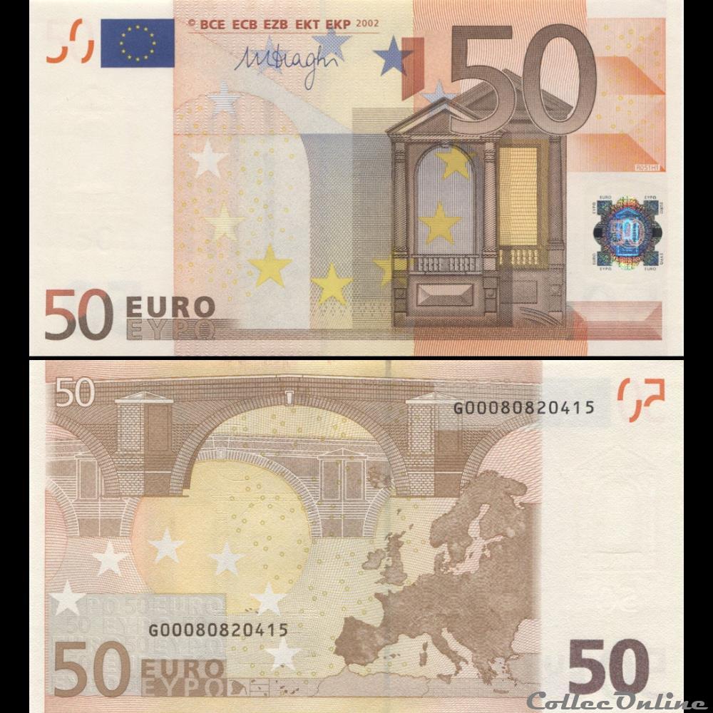 50 EUROS - SIGNATURE DRAGHI - PICK 17 G - CHYPRE billet 50 euros signature draghi pick 17 g chypre