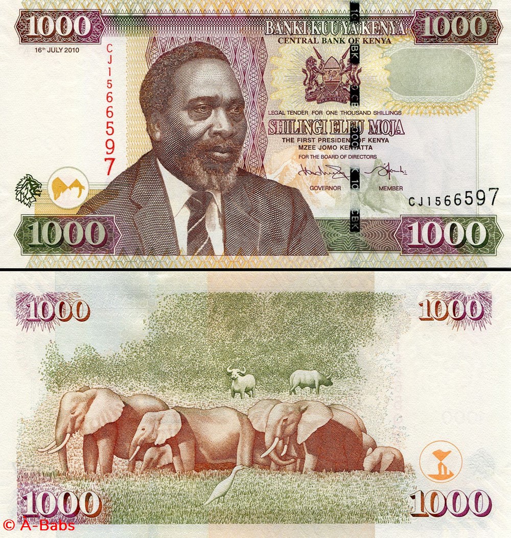 KENYA - PICK 51 e - 1000 SHILLINGS - 2010 billets afrique kenya pick 51 e 1000 shillings 2010