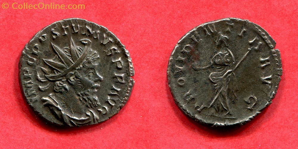 POSTUME - PROVIDENTIA AVG - RIC 80 monnaie antique jc ap romaine republicaine imperiale postume providentia avg ric 80