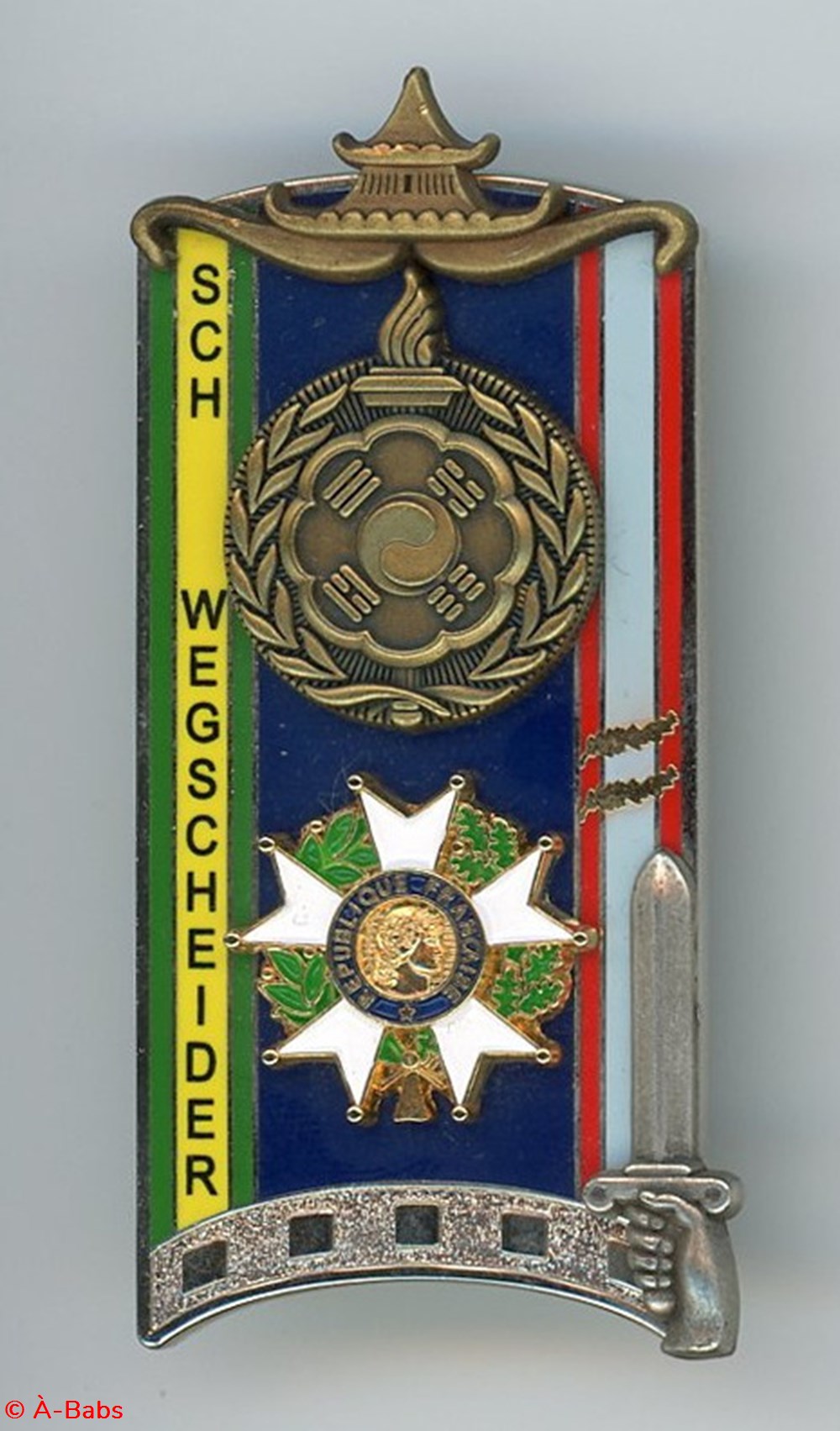 militaria medailles insignes insigne ensoa 283 promotion de wegscheider raymond