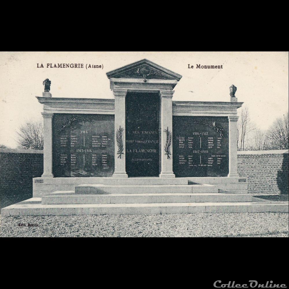 02 - La Flamengrie carte postale france picardie 02 la flamengrie