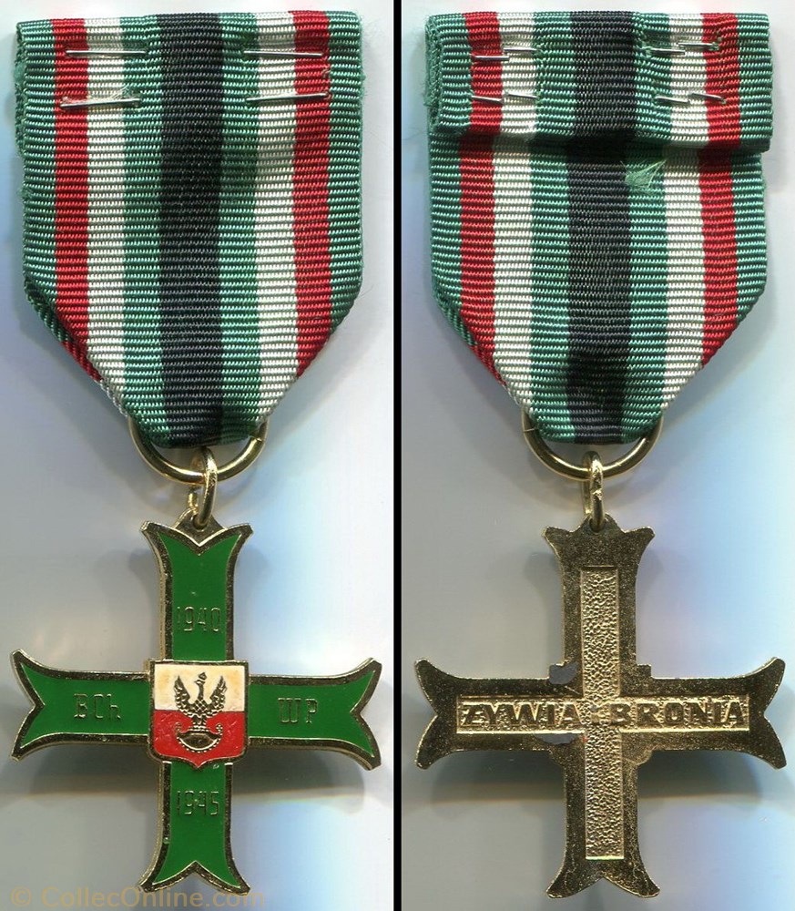 militarium insigne medaille des volontaires du bataillon chlopskich