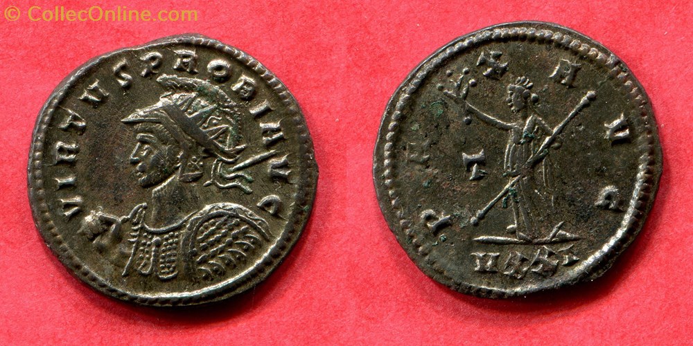monnaie antique jc ap romaine republicaine imperiale probus pax avg ric 517