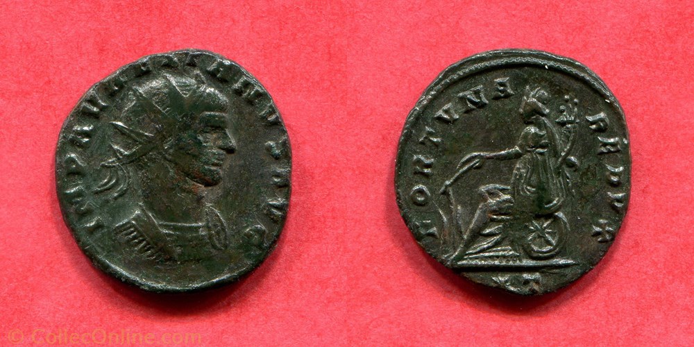 AURELIEN - FORTVNA REDVX - RIC 220 monnaie antique av jc ap romaine aurelien fortvna redvx ric 220