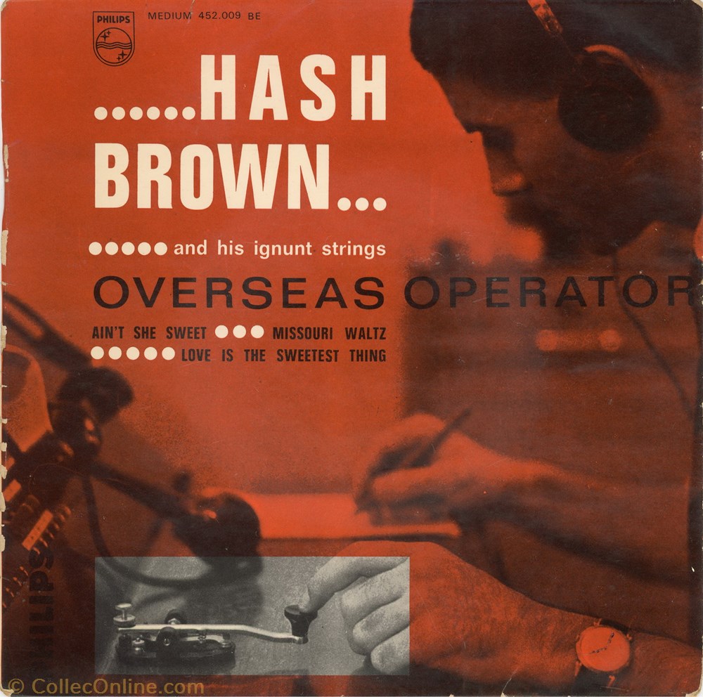 Hash Brown and His Ignunt Strings – Overseas Operator musique instrument vinyle disque tour hash brown and his ignunt strings overseas operator