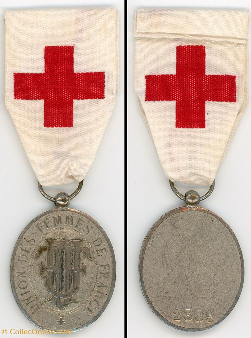 militaria medailles insignes medaille union des femmes de france