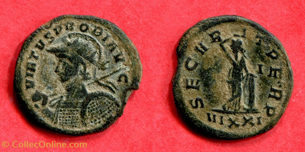 PROBUS - SECVRIT PERP - RIC 526 monnaie antique av jc a ap romaine republicaine imperiale probus secvrit perp ric 526
