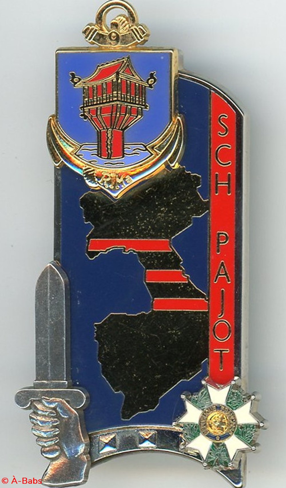 Insigne ENSOA - 172° Promotion Pajot Louis militaria medailles insignes insigne ensoa 172 promotion pajot louis