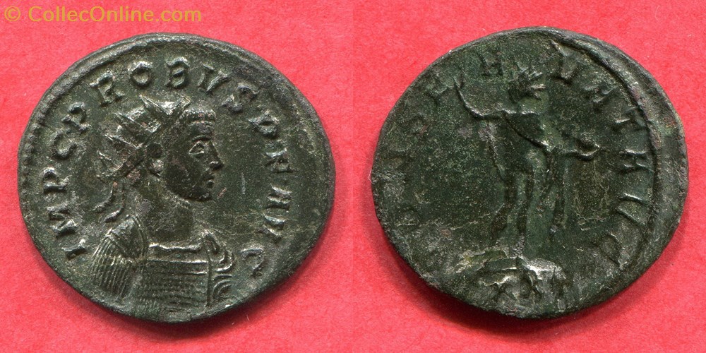 monnaie antique jc ap romaine republicaine imperiale probus conservat avg ric 349
