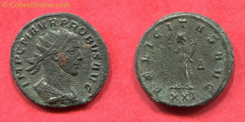 monnaie antique jc ap romaine republicaine imperiale probus felicitas avg ric 682