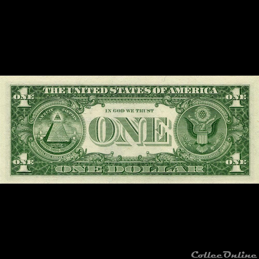 billets amerique du nord etats unis 1 silver certificate series 1957b
