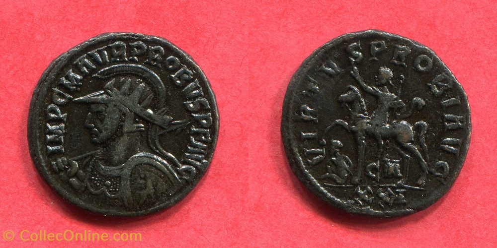 monnaie antique jc ap romaine republicaine imperiale probus virtvs probi avg ric 913 v
