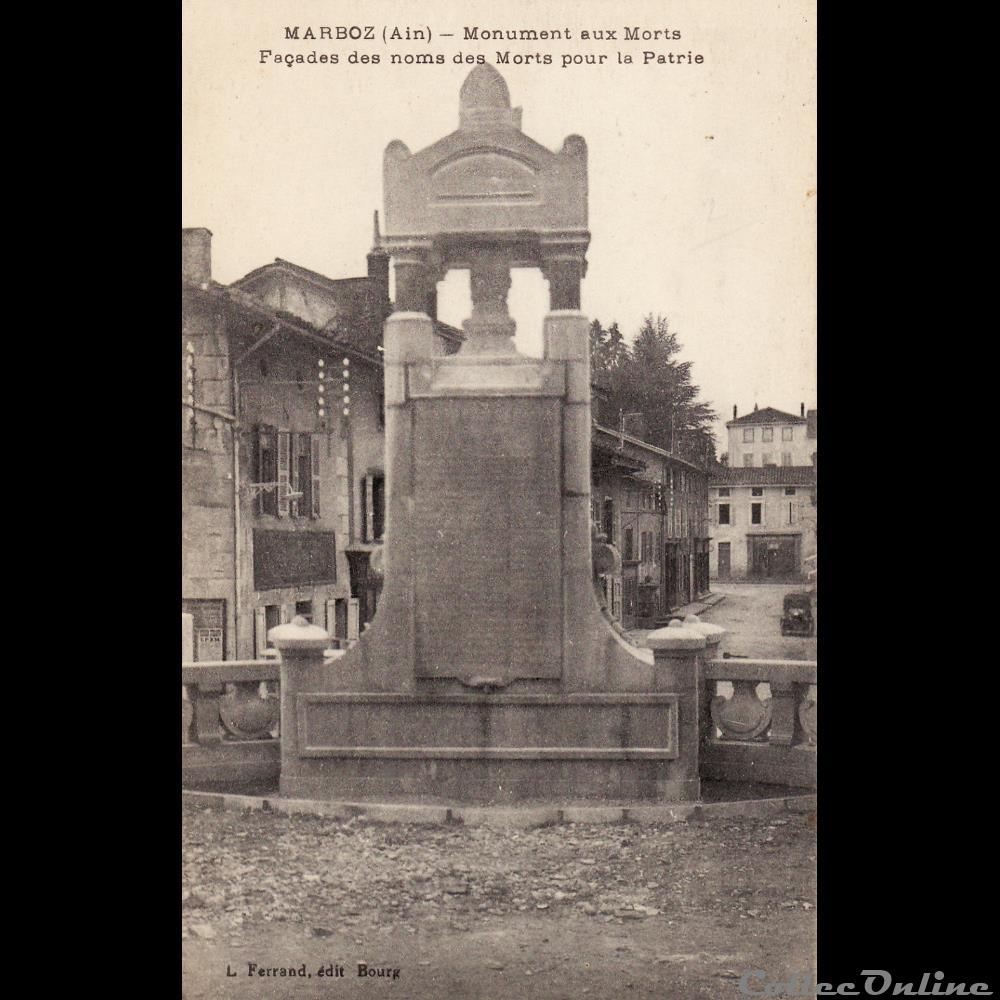 carte postale france ile de 01 marboz