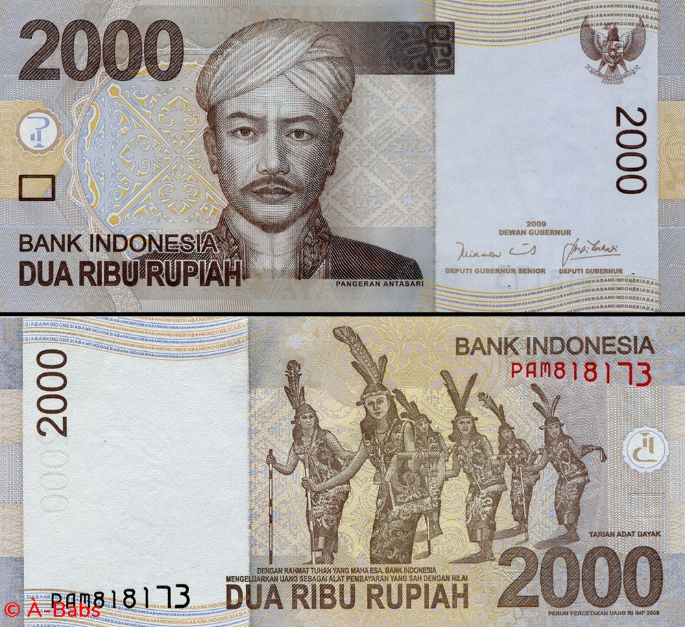 INDONÉSIE - PICK 148a - 2000 ROUPIES - 2009 billets asie indonesie pick 148a 2000 roupies 2009