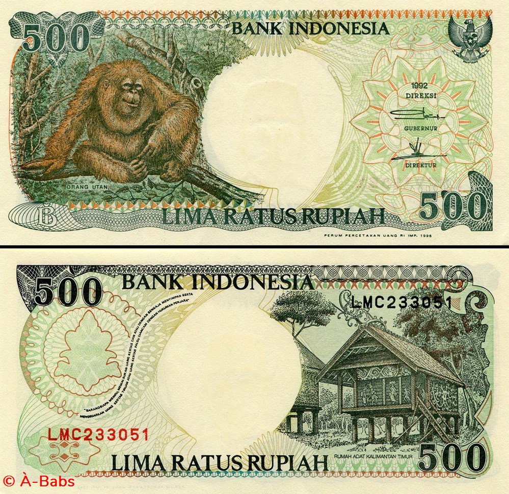 INDONÉSIE - PICK 128e - 500 ROUPIES - 1996 billets asie indonesie pick 128e 500 roupies 1996