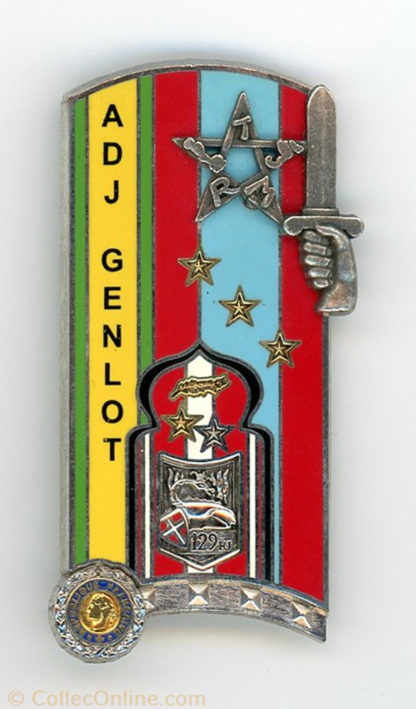 Insigne ENSOA - 256° Promotion Genlot Jean Jacques militarium medaille insigne ensoa 256 promotion genlot jean jacques