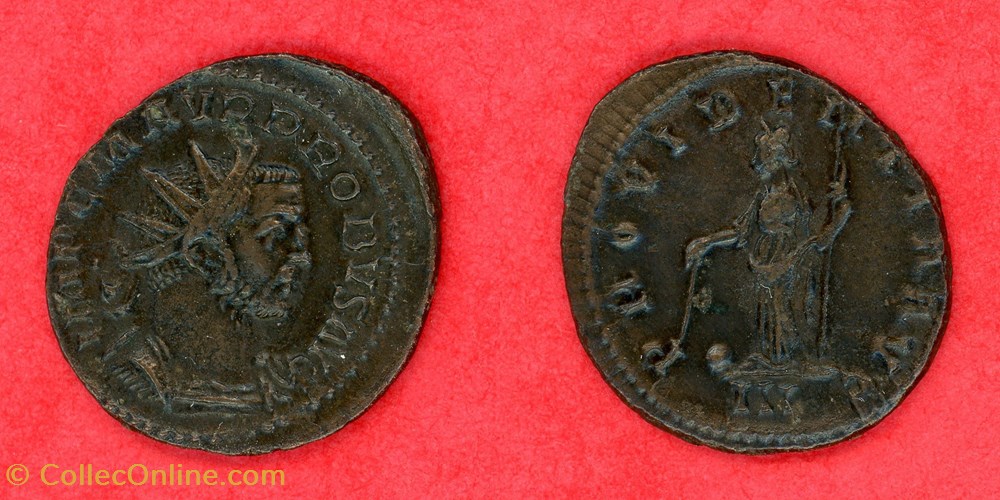 PROBUS - PROVIDENTIA AVG - RIC 47 monnaie antique jc ap romaine republicaine imperiale probus providentia avg ric 47