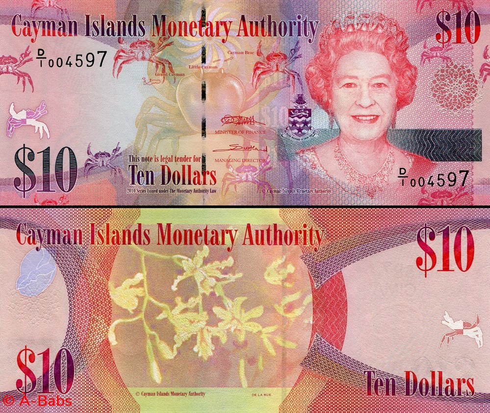 ILES CAYMAN - PICK 40 a - 10 DOLLARS - 2010 billets amerique centrale et caraibes caimans iles cayman pick 40 a 10 dollars 2010