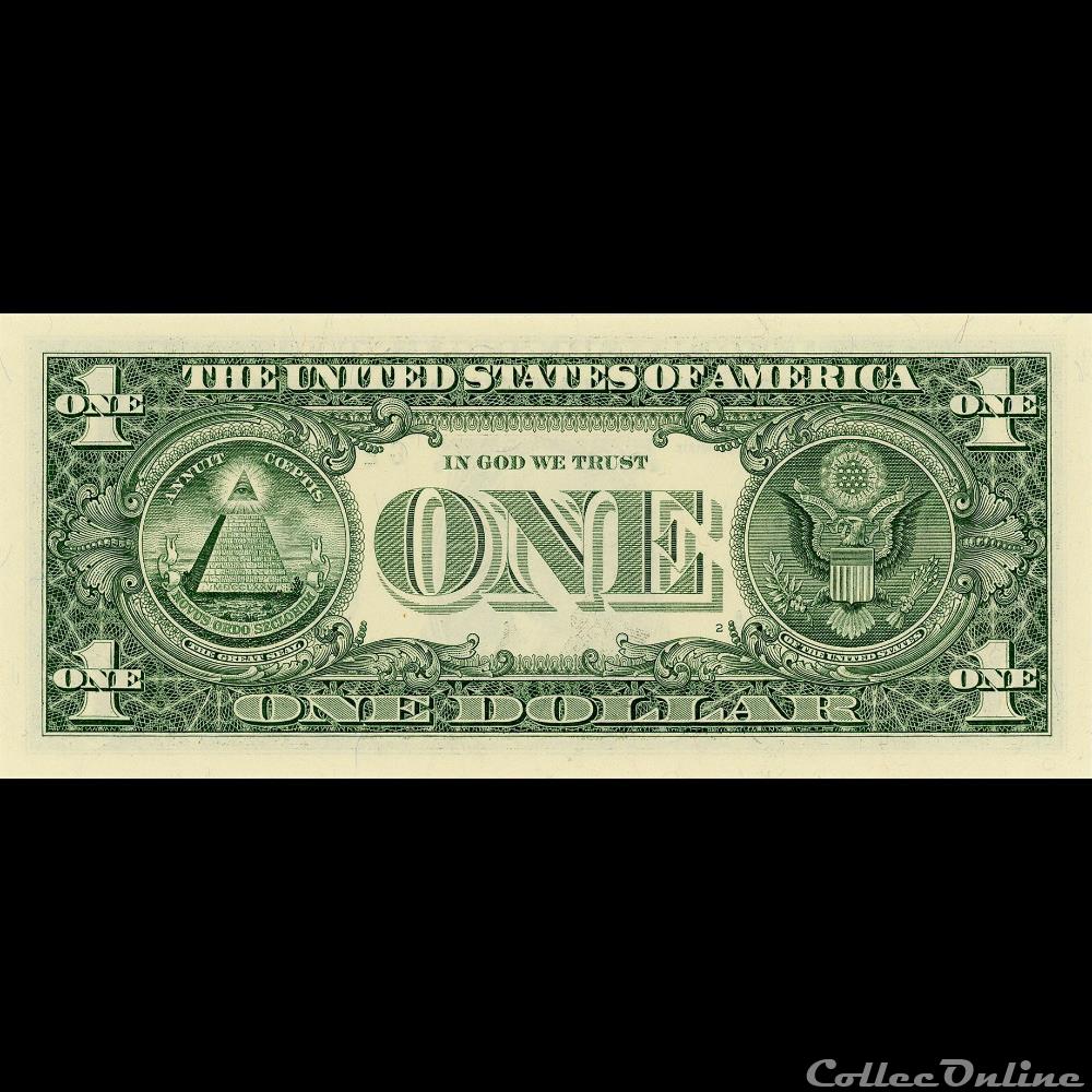 G- 1$ Federal Reserve Notes - Small Size 2017 Series billet amerique du nord etat uni g 1 federal reserve notes small size 2017 series