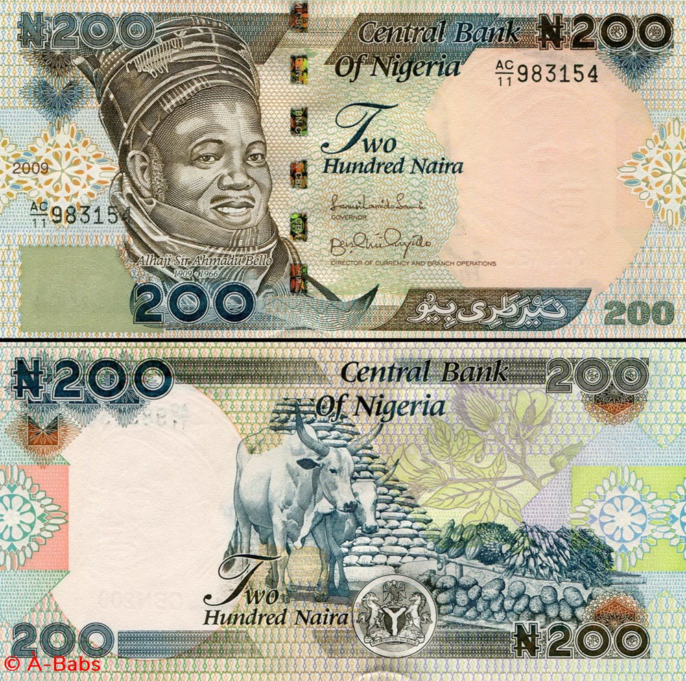 NIGERIA - PICK 29 H 2 - 200 NAIRA - 2009 billets afrique nigeria pick 29 h 2 200 naira 2009