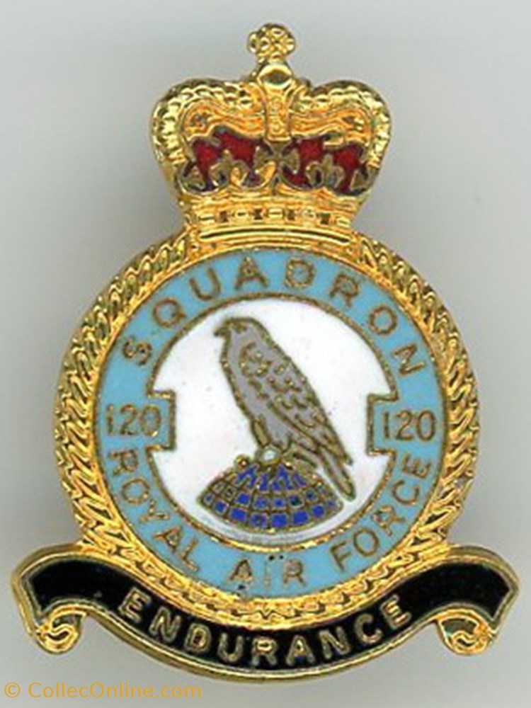 militarium medaille insigne r a f 120 squadron cxx
