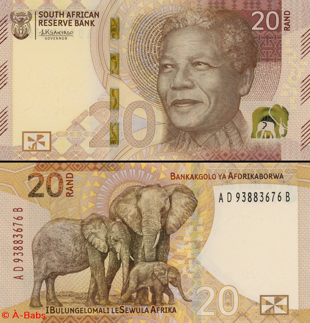 billets afrique du sud pick 149a 20 rand 2023