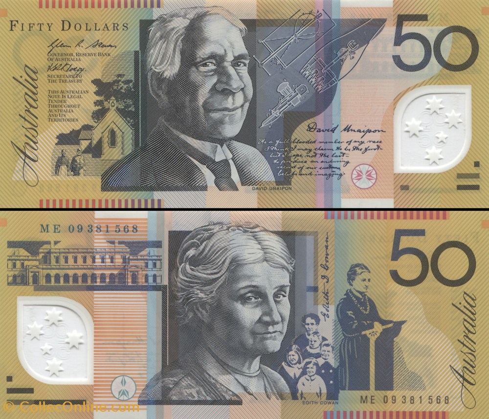 billets australie pick 60 g 50 dollars 2009