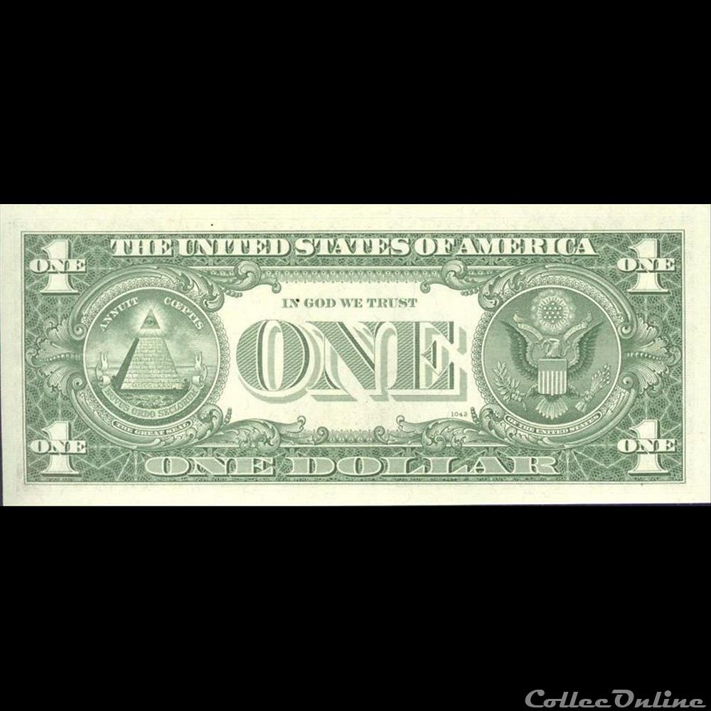 C- 1$ Federal Reserve Notes - Small Size 1969 Series billet amerique du nord etat uni c 1 federal reserve notes small size 1969 series