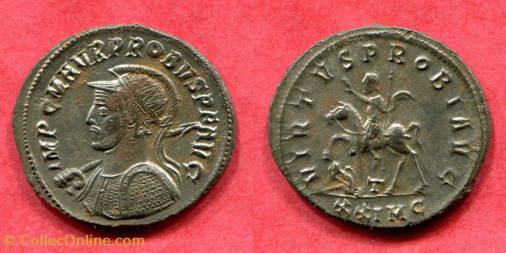 PROBUS - VIRTVS PROBI AVG - RIC 913 monnaie antique jc ap romaine republicaine imperiale probus virtvs probi avg ric 913