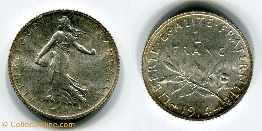 Monnaie trésor Mémé et Pépé - 1914 monnaies monde france monnaie tresor meme et pepe 1914