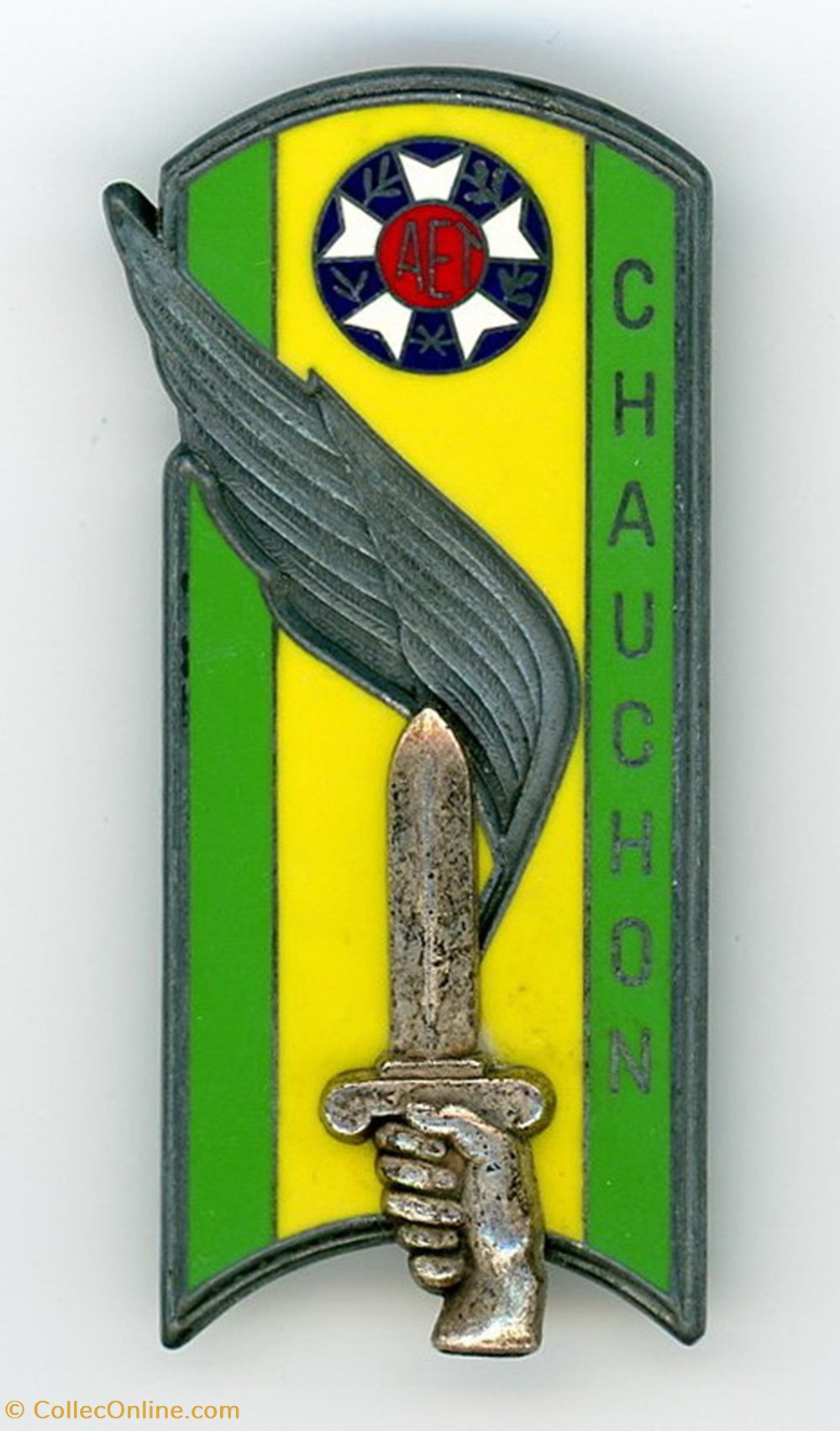 Insigne ENSOA - 98° Promotion Chauchon Bernard militaria medailles insignes insigne ensoa 98 promotion chauchon bernard