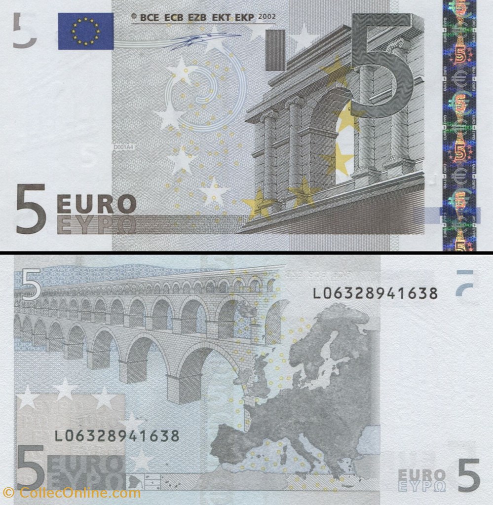 5 EUROS - SIGNATURE DUISENBERG - PICK 1 L - FINLANDE billets 5 euros signature duisenberg pick 1 l finlande