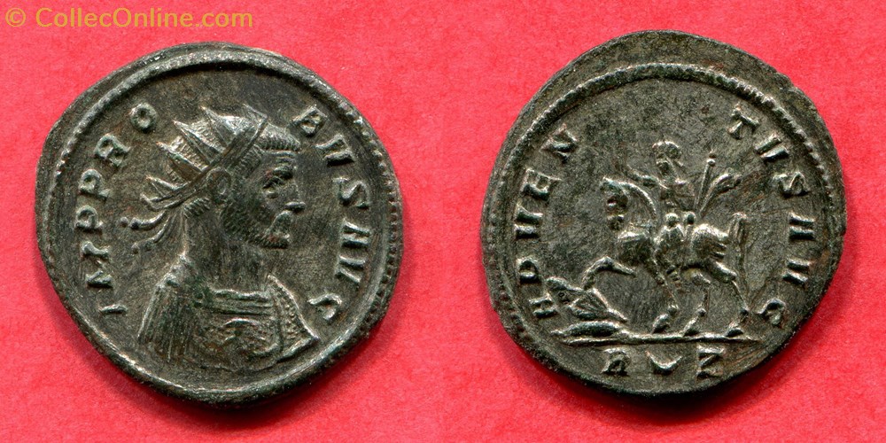 monnaie antique jc ap romaine republicaine imperiale probus adventvs avg ric 158