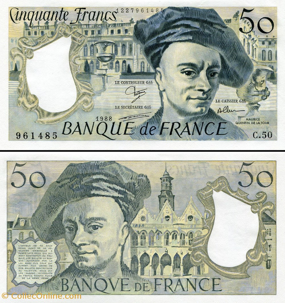 FRANCE - 50 FRANCS - 1988 - Billets - Europe - Banque De France XXe