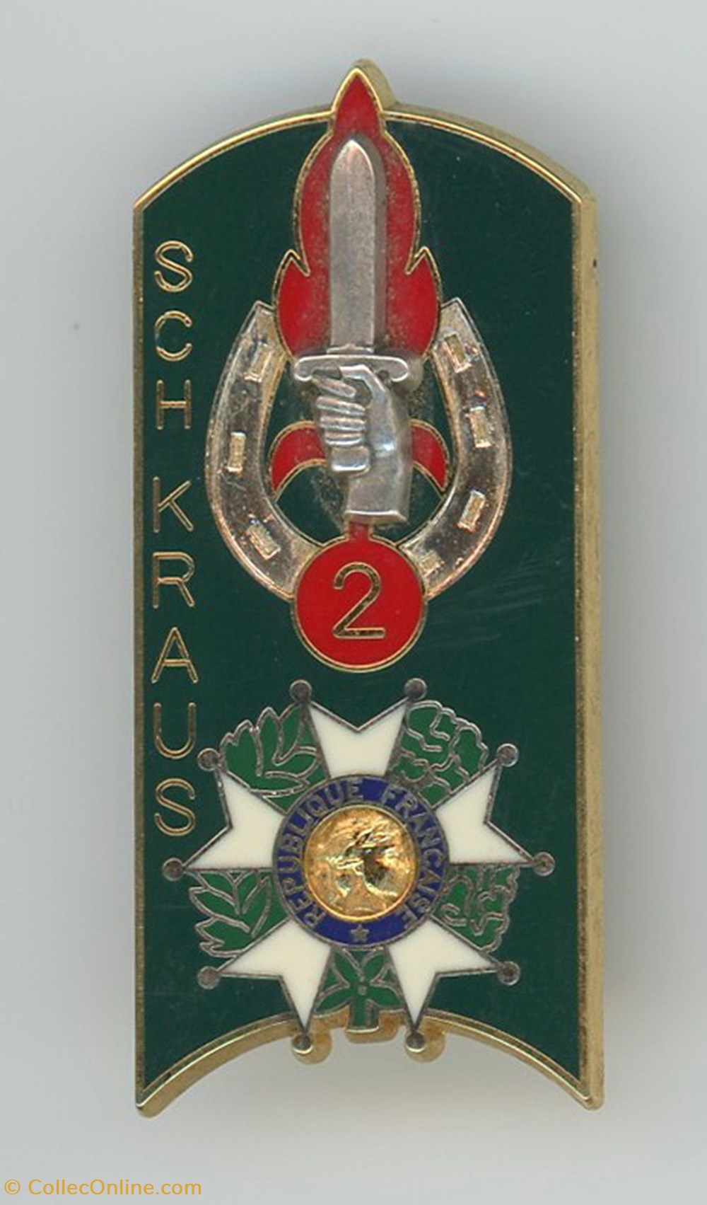 Insigne ENSOA - 151° Promotion Kraus Johann militaria medailles insignes insigne ensoa 151 promotion kraus johann