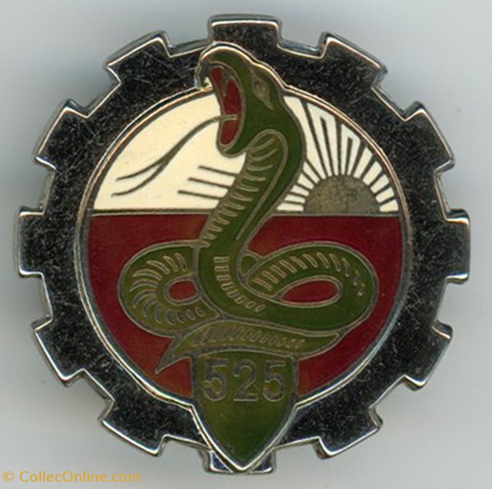 Insigne Terre - 525° Régiment du Train militaria medailles insignes insigne terre 525 regiment du train