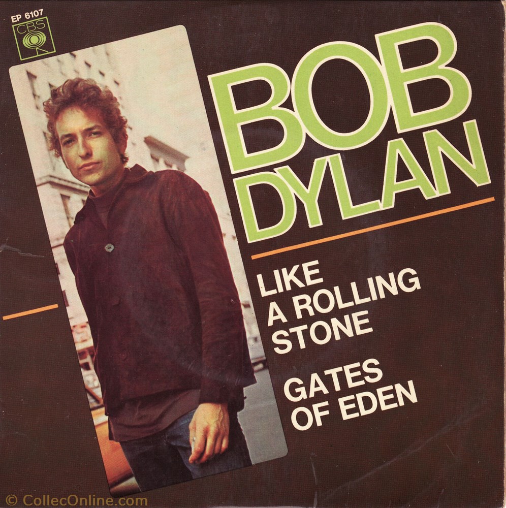 Bob Dylan - Like a Rolling Stone musique instrument vinyle disque tour bob dylan like a rolling stone