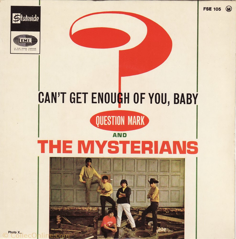 musique instrument vinyle disque tour question mark and the mysterians cat get enough of you baby