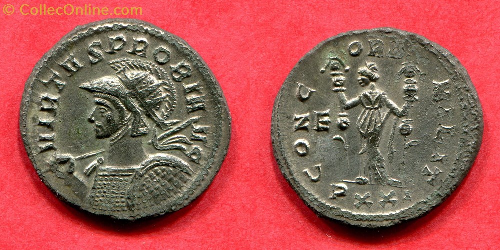 monnaie antique av jc a ap romaine republicaine imperiale probus concord milit ric 482