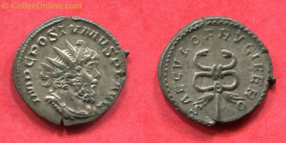 monnaie antique av jc ap romaine republicaine imperiale postume saecvlo frvgifero ric 86