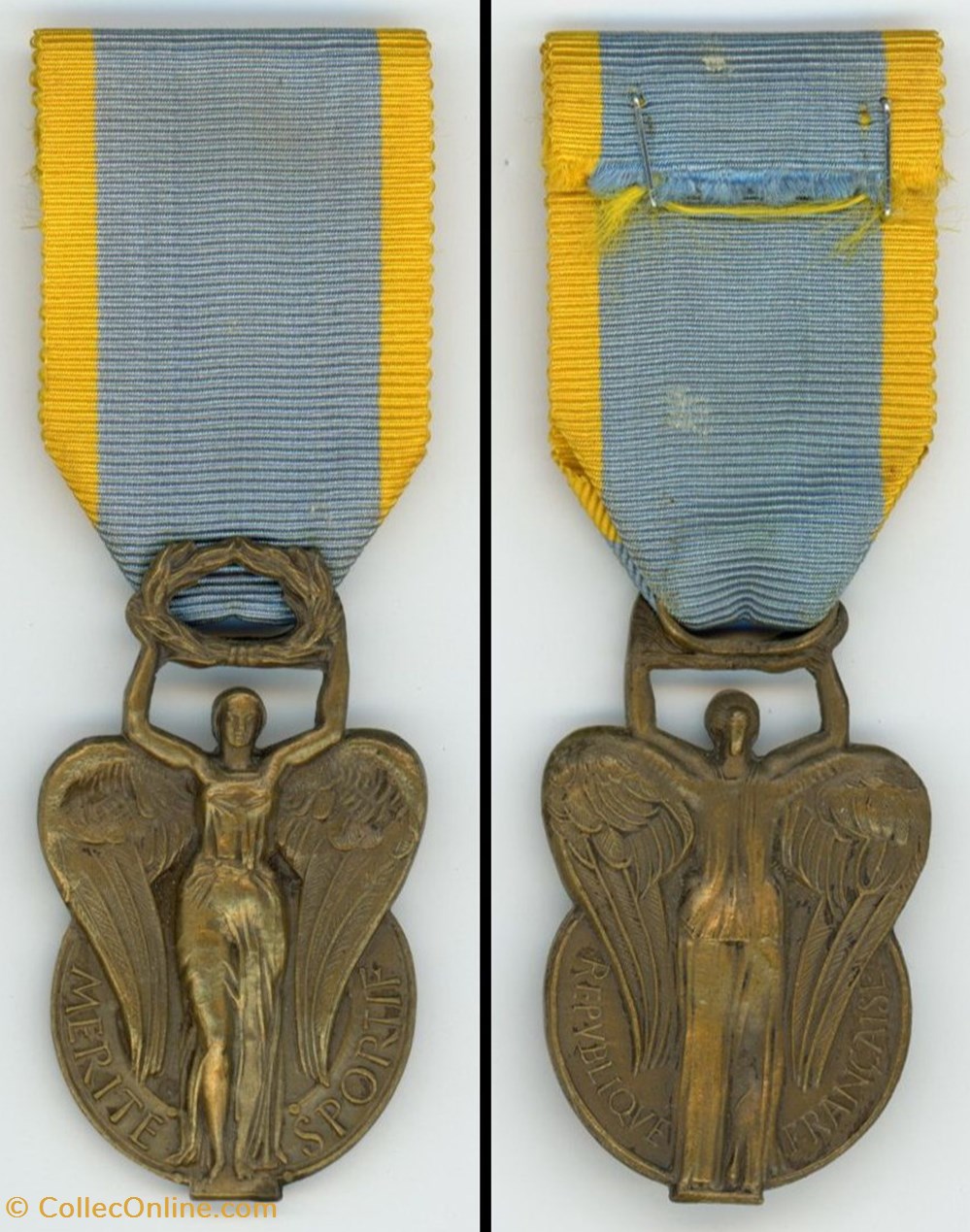 militaria medailles insignes ordre du merite sportif chevalier bronze