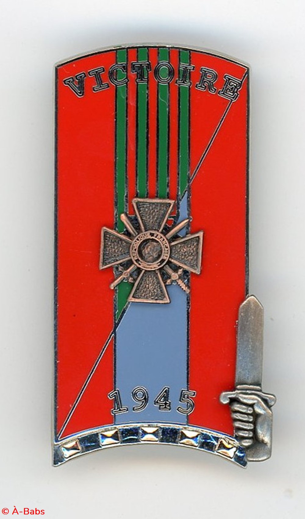 militaria medailles insignes insigne ensoa 232 promotion victoire 1945 poches de atlantique