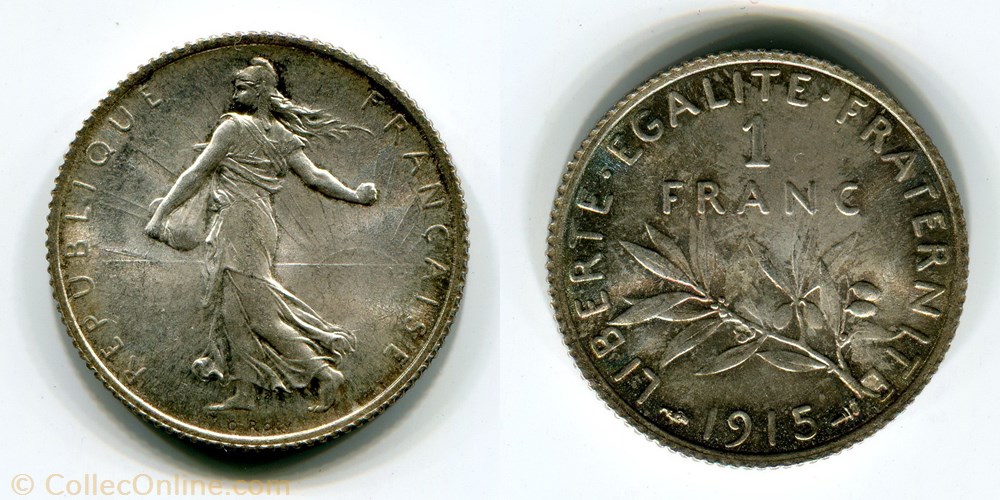 Monnaie trésor Mémé et Pépé - 1915 monnaies monde france monnaie tresor meme et pepe 1915